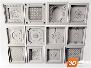 Ceiling Decoration Skp Files